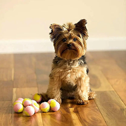 X-Small Dog Tennis Balls - 1.5 Inch, Pack of 12